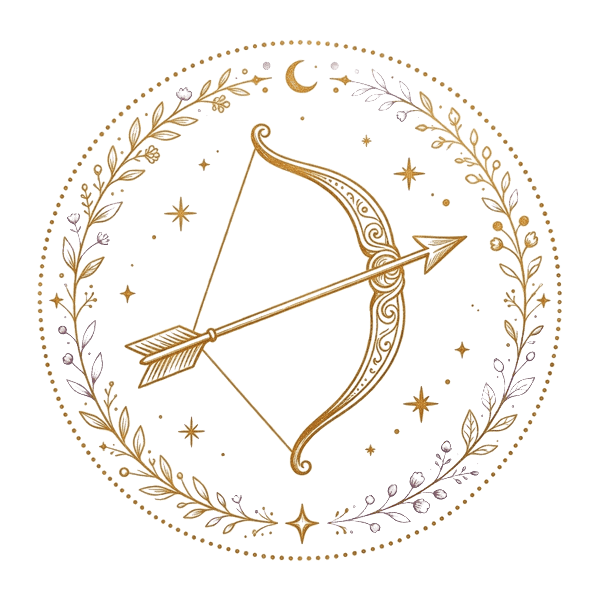 Dhanu (Sagittarius) medallion illustration